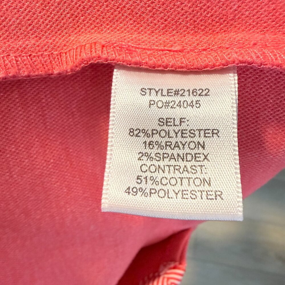 🌺  Coral Pink Open Front Blazer | Skies Are Blue | Size M  🧡 - Picture 5 of 10